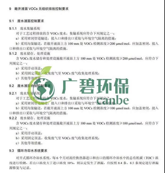 《挥发性有机物无组织排放控制标准》2019年7月1日正式实施