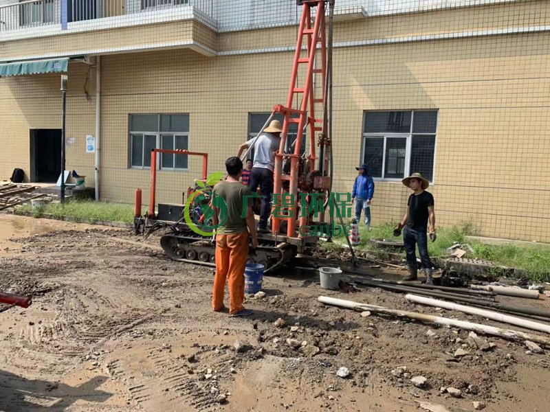 广碧环保顺德容桂宝供物流城 场地调查项目施工现场(图1)