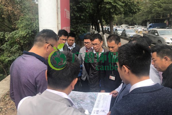 大良街道、顺控环保水务等领导到金陡涌黑臭水体治理现场视察工作(图4)