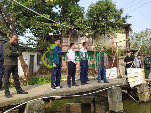 大良党工委书记、顺控环保水务总经理一行视察黑臭水体治理工作(图3)