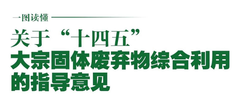 国家发改委等10部门联合发布《关于“十四五”大宗固体废弃物综合利用的指导