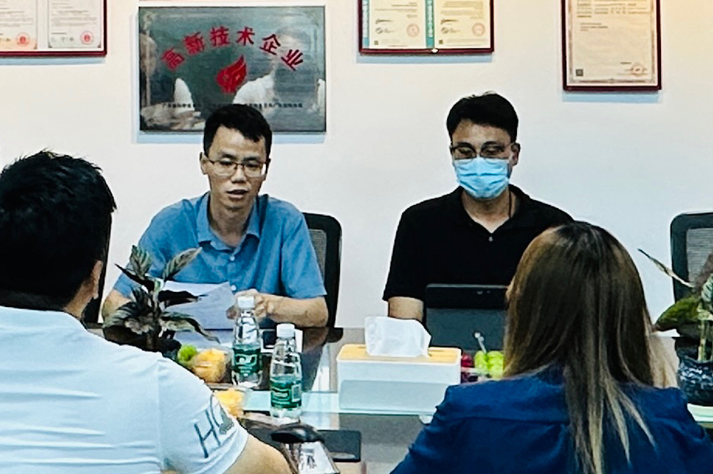 佛山市生态环境局、佛山市生态环境局顺德分局领导莅临广碧调研指导(图2) 佛山市生态环境局、佛山市生态环境局顺德分局领导莅临广碧调研指导(图2)